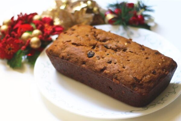 EGGLESS CHRISTMAS PLUM CAKE